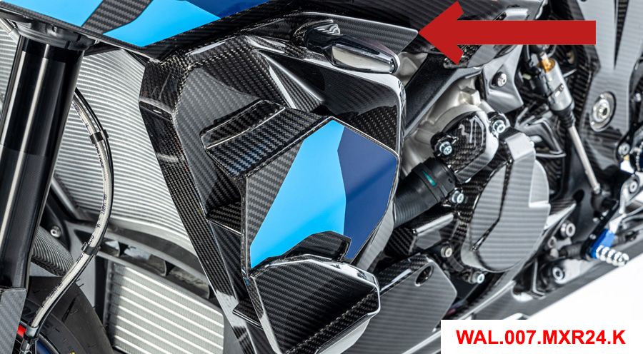 BMW S 1000 XR (2020- ) Carenatura radiatore in carbonio