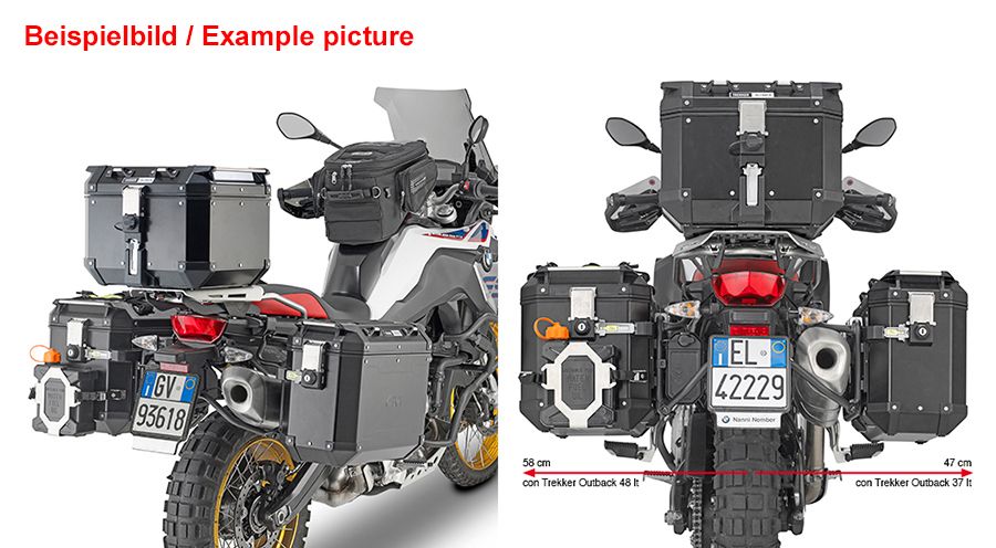 BMW F800GS (2024- ), F900GS & F900GS Adv Supporto valigia laterale Trekker Outback