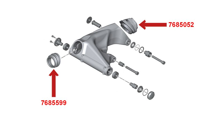 BMW R1200RT (2005-2013) Soffietto per cardano